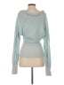 Free People Teal Pullover Sweater Size XS - photo 2