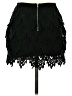 Lulumari 100% Polyester Black Formal Skirt Size S - photo 2