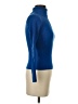 Moda International 100% Cotton Blue Turtleneck Sweater Size S - photo 4