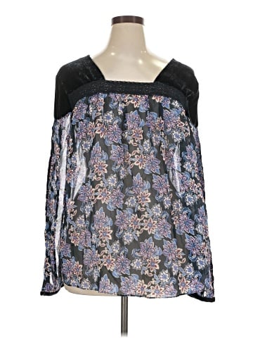 Sundance Long Sleeve Silk Top (view 1)