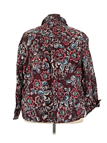 Lane Bryant 3/4 Sleeve Button-Down Shirt (view 2)