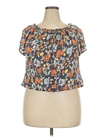 Lane Bryant Short Sleeve Blouse (view 1)