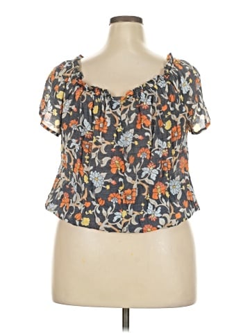 Lane Bryant Short Sleeve Blouse (view 2)
