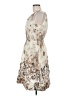 Lands' End Canvas Print Ivory Cocktail Dress Size 8 - photo 5