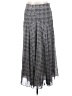 CAbi 100% Polyester Argyle Gray Casual Skirt Size 4 - photo 1