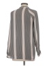 Ann Taylor LOFT 100% Polyester Gray Long Sleeve Blouse Size S - photo 2