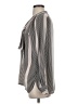 Ann Taylor LOFT 100% Polyester Gray Long Sleeve Blouse Size S - photo 5