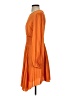 A.L.C. 100% Polyester Solid Orange Cocktail Dress Size 2 - photo 5