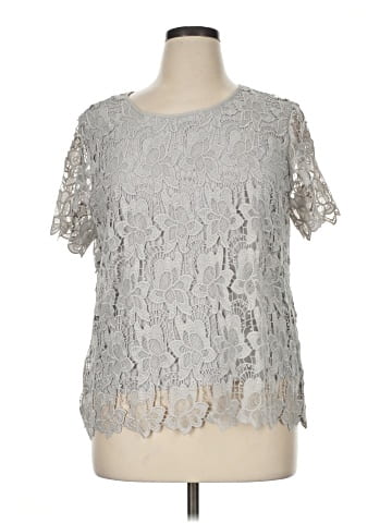 Philosophy Republic Clothing Short Sleeve Blouse (view 1)