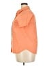 Blair 100% Cotton Orange Short Sleeve Button-Down Shirt Size XL - photo 5