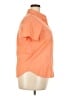Blair 100% Cotton Orange Short Sleeve Button-Down Shirt Size XL - photo 4