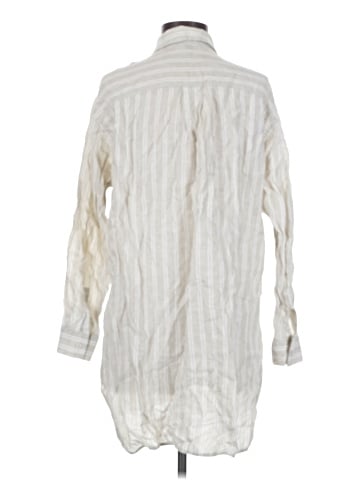 Lafayette 148 New York 3/4 Sleeve Button-Down Shirt (view 2)