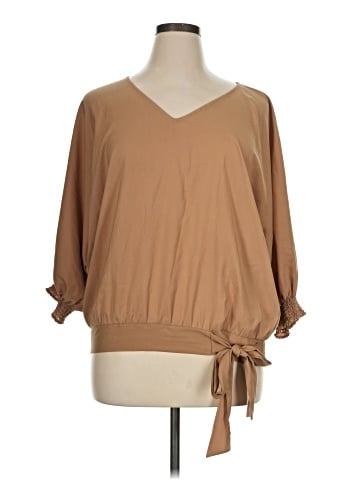 New York & Company 3/4 Sleeve Blouse (view 1)