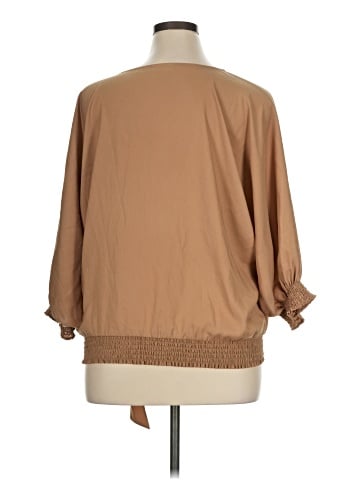 New York & Company 3/4 Sleeve Blouse (view 2)