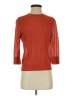 Vince. 100% Cotton Orange 3/4 Sleeve Top Size S - photo 1