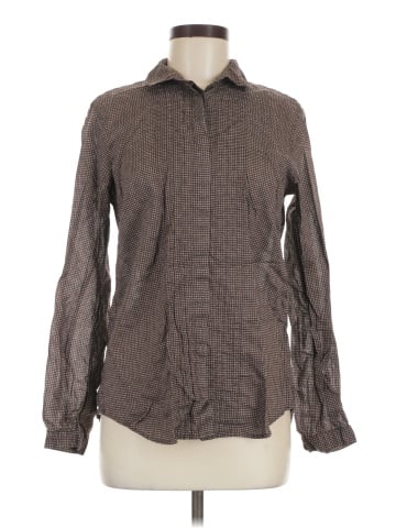 Ines de la Fressange for Uniqlo Long Sleeve Button-Down Shirt (view 1)