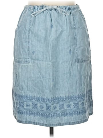 Gloria Vanderbilt Denim Skirt (view 1)