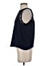 E&M Collection Blue Sleeveless Blouse Size S - photo 5