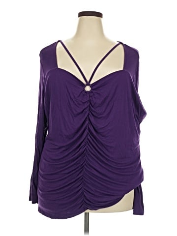 Ashley Stewart Long Sleeve Blouse (view 1)