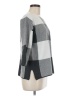 Max Studio Checkered-gingham Gray Pullover Sweater Size M - photo 4