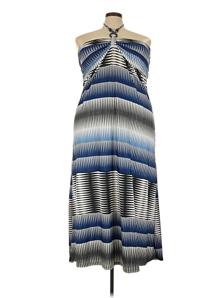 Pre-owned Rouge Casual Dress In Blue