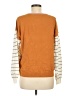Tribal Color Block Pink Pullover Sweater Size M - photo 2