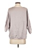 Vince. 100% Silk Gray 3/4 Sleeve Silk Top Size S - photo 2