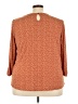 Adrianna Papell Orange 3/4 Sleeve Blouse Size 3X - photo 2