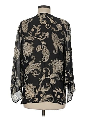 Karen Kane 3/4 Sleeve Blouse (view 2)