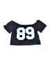 Shein Blue Short Sleeve Top Size 10 - photo 2