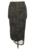 Good American Paisley Gray Formal Skirt Size XL (4) - photo 2