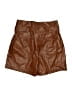 New York & Company 100% Polyester Metallic Brown Shorts Size 10 - photo 2