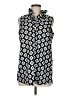 Mud Pie 100% Polyester Black Sleeveless Blouse Size M - photo 1