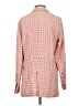 Free People Checkered-gingham Pink Blazer Size XS - photo 2