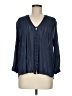 Joie 100% Viscose Blue 3/4 Sleeve Blouse Size M - photo 1