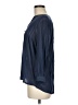 Joie 100% Viscose Blue 3/4 Sleeve Blouse Size M - photo 5
