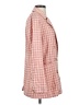 Free People Checkered-gingham Pink Blazer Size XS - photo 4