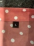 Unbranded 100% Polyester Polka Dots Pink Short Sleeve Blouse Size L - photo 7