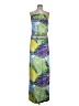 BCBGMAXAZRIA Tropical Green Casual Dress Size L - photo 1