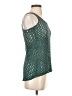 Pretty Rebellious Teal Sleeveless Top Size S - photo 4