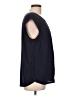 H&M 100% Polyester Black Short Sleeve Blouse Size L - photo 4