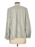 BeachLunchLounge Stripes Gray 3/4 Sleeve Button-Down Shirt Size L - photo 2
