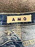 AMO 100% Cotton Blue Denim Shorts Size 24 waist - photo 3