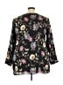Vince Camuto 100% Polyester Floral Black 3/4 Sleeve Blouse Size 3X - photo 2