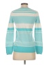 Tommy Hilfiger 100% Pima Cotton Stripes Teal Pullover Sweater Size S - photo 2