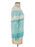 Tommy Hilfiger 100% Pima Cotton Stripes Teal Pullover Sweater Size S - photo 4