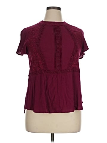 Eyeshadow Short Sleeve Blouse (view 1)