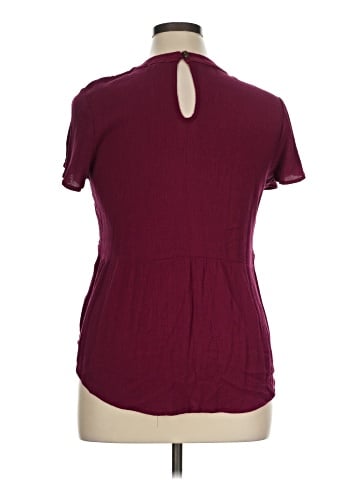 Eyeshadow Short Sleeve Blouse (view 2)