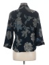 Sag Harbor 100% Polyester Floral Black 3/4 Sleeve Blouse Size 8 - photo 2