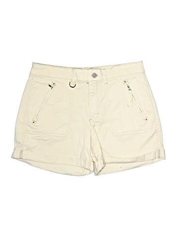 White House Black Market Khaki Shorts (view 1)